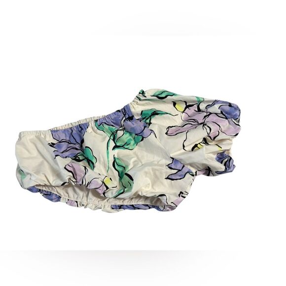 NEW | A NEW DAY | balloon sleeve one shoulder crop top - Picture 1 of 3